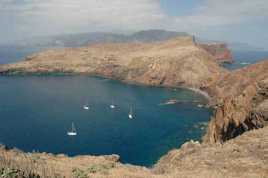 Mouillage de Porto Santo.