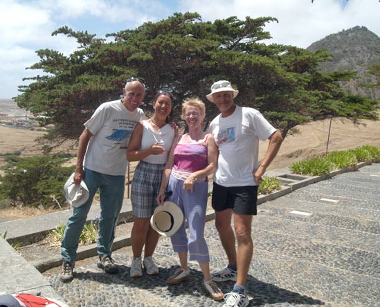 Ballade à Porto Santo avec Sergio et Domi.