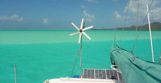 Mouillage à Bora Bora