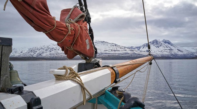 Navigation à bord de Fleur de Lampaul en Norvège.