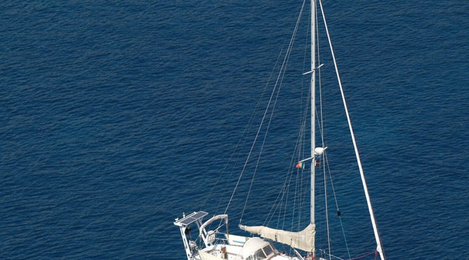 Traversée de l’Atlantique à la voile sur AMUITZ en 2005.