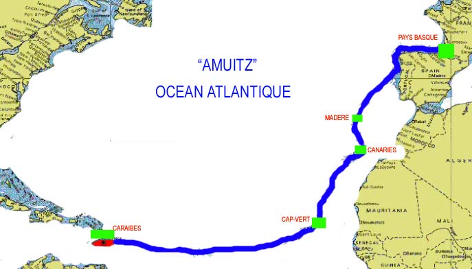 Traversée Atlantique Cap-Vert aux Caraïbes